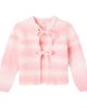 Cozmo Cozmo Catania bow-detail striped cardigan - 1