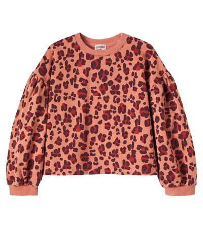 Cozmo Cozmo Elia leopard-print cotton-blend sweatshirt