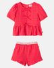 Cozmo Cozmo Joy and Jud cotton top and shorts set - 4