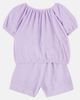 Cozmo Cozmo Judy cotton-blend terry top and shorts set - 2
