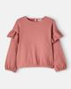 Cozmo Cozmo Juno ruffled cotton-blend sweatshirt - 1