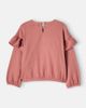 Cozmo Cozmo Juno ruffled cotton-blend sweatshirt - 2