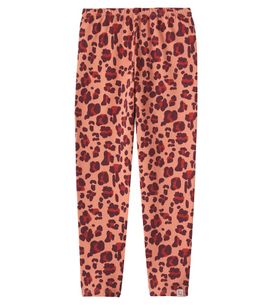 Cozmo Cozmo Leopard-print cotton blend leggings