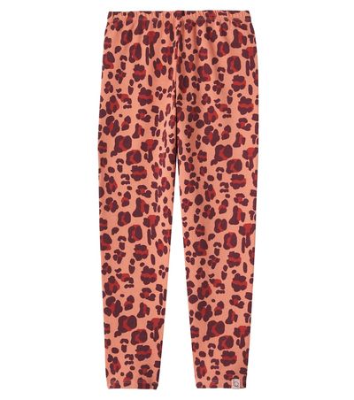 Cozmo Cozmo Leopard-print cotton blend leggings
