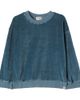 Cozmo Cozmo Oversized cotton-blend velvet sweatshirt - 1
