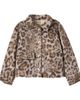Cozmo Cozmo Riga leopard print plush jacket - 1