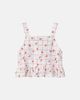 Cozmo Cozmo Salvia printed cotton poplin top - 2