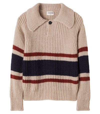 Cozmo Cozmo Striped polo sweater