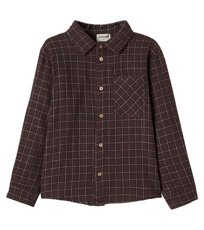 Cozmo Cozmo Turin checked cotton flannel shirt