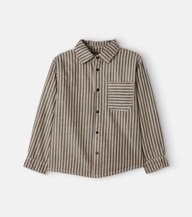 Cozmo Cozmo Turin striped cotton flannel shirt