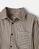 Cozmo Cozmo Turin striped cotton flannel shirt - 3
