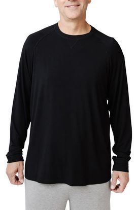 Cozy Earth Cozy Earth Stretch Long Sleeve Crewneck T-Shirt