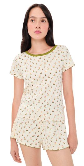 Cozyland by Morgan Lane Cozyland by Morgan Lane Baby Jean Tee Fig Print