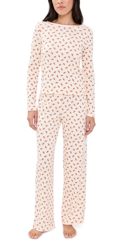 Cozyland by Morgan Lane Cozyland by Morgan Lane Ellie Pajamas Set Foxlet Print