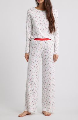COZYLAND COZYLAND Ellie Cherry Pie Pima Cotton Pajamas 