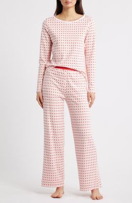 COZYLAND COZYLAND Ellie Print Pima Cotton Pajamas