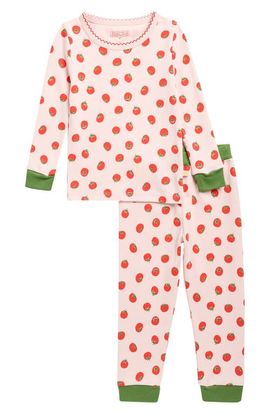 COZYLAND COZYLAND Kids' Riley Fitted Two-Piece Pima Cotton Pajamas