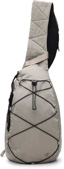C.P. Company C.P. Company Gray Nylon B Crossbody Backpack