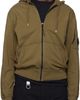 C.P. Company C.P. Company Khaki Light Fleece Zip Lens Hoodie - 1