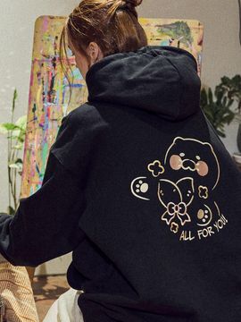 CPGN [CPGN X Kakao Friends] Chonsik Pop Hoodie Black