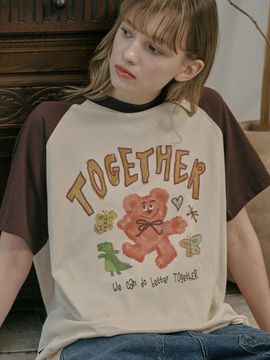 CPGN Do It Better Raglan Short-Sleeve T-shirt [BROWN]