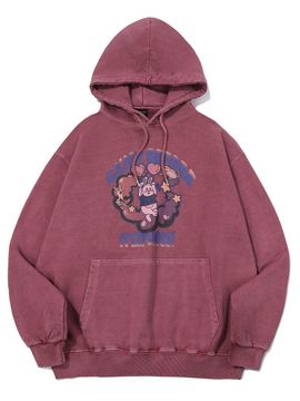 CPGN EXPLORE BUNNY Pigment Hoodie Dusty Pink