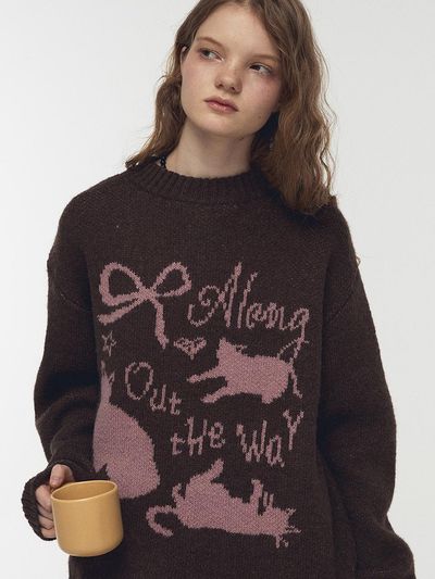 CPGN Ribbon Soft Knit Brush [Brown]