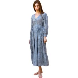 CQC LA CQC LA Hand-Printed Ashbury Dress