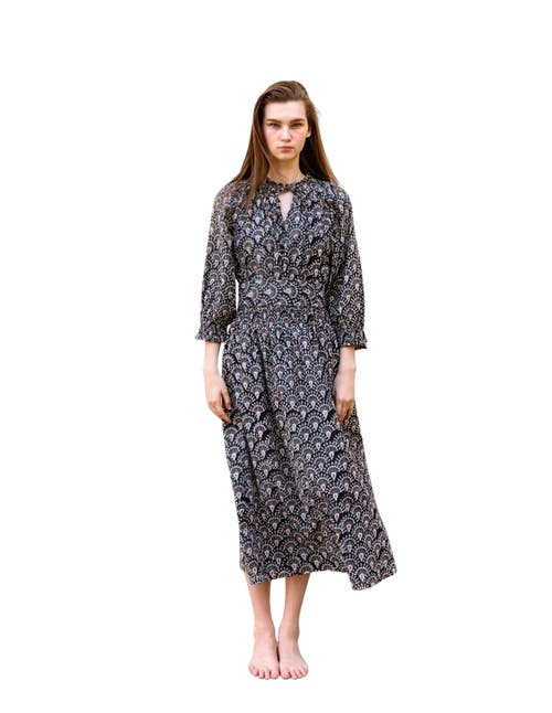 CQC LA CQC LA Hand-Printed Dree Maxi Dress