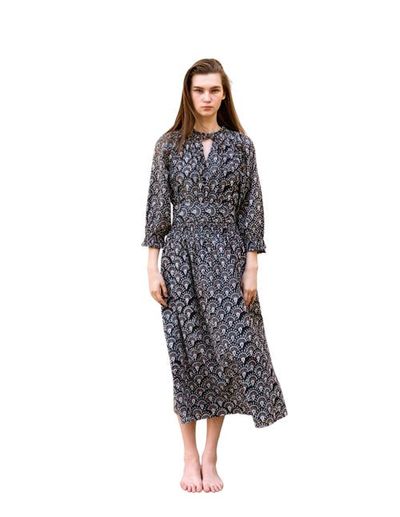 CQC LA CQC LA Hand-Printed Dree Maxi Dress