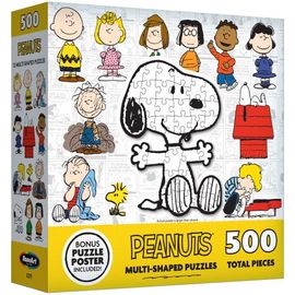 CRA-Z-ART CRA-Z-ART Roseart Mini Shaped Peanuts 500 Piece Puzzle