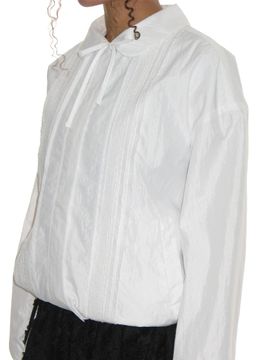 CRANK Pintuck Lace Nylon Windbreaker [Beige]