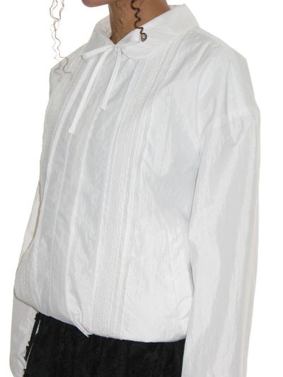 CRANK Pintuck Lace Nylon Windbreaker [Beige]