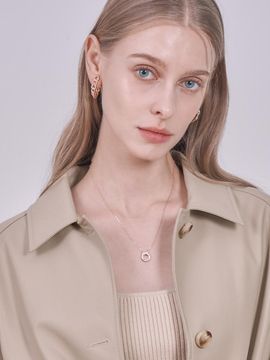 CRANNE half-moon chain earring C24EB320