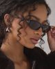 Crap Eyewear Crap Eyewear Luv Buzz Small Oval Sunglasses in Wine, Women's at Urban Outfitters - 1