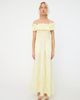 CRAS CRAS Capri Bardot Ruffle Maxi Dress - 1