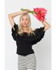 CRAS Flouncecras Ruffle Bardot Top - 1