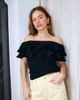 CRAS Flouncecras Ruffle Bardot Top - 5
