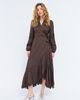 CRAS Laralilcras V-Neck Lace Hem Wrap Dress - 1