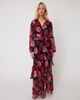 CRAS Lovecras Floral Tiered Ruffle Maxi Dress - 1
