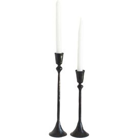 Creative Women Creative Women Gemini Hand-Forged Iron Candle Stands - Set of 2