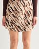 CRESCENT CRESCENT Abstract Animal Print Mini Skirt - 1