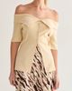 CRESCENT CRESCENT Abstract Animal Print Mini Skirt - 3
