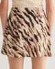 CRESCENT CRESCENT Abstract Animal Print Mini Skirt - 4