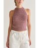 CRESCENT CRESCENT Basket Weave Halter Knit Top - 1