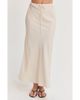 CRESCENT CRESCENT Bias Lyocell Maxi Skirt - 1