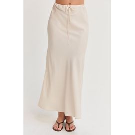 CRESCENT CRESCENT Bias Lyocell Maxi Skirt