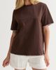 CRESCENT CRESCENT Blanket Stitch Boxy T-Shirt - 1