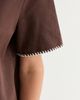 CRESCENT CRESCENT Blanket Stitch Boxy T-Shirt - 3