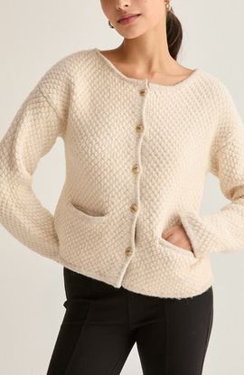 CRESCENT CRESCENT Boucle Knit Jacket